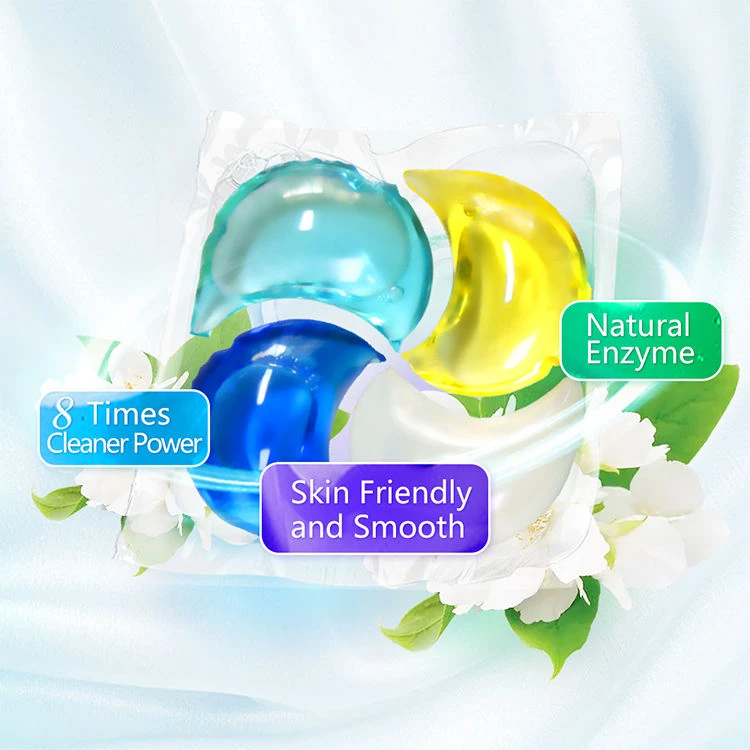 strong cleaning Condensed 4 in 1 laundry pods